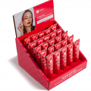 Набор Кератиновых гелей Novel в ШОУ-боксе, 25 шт. 